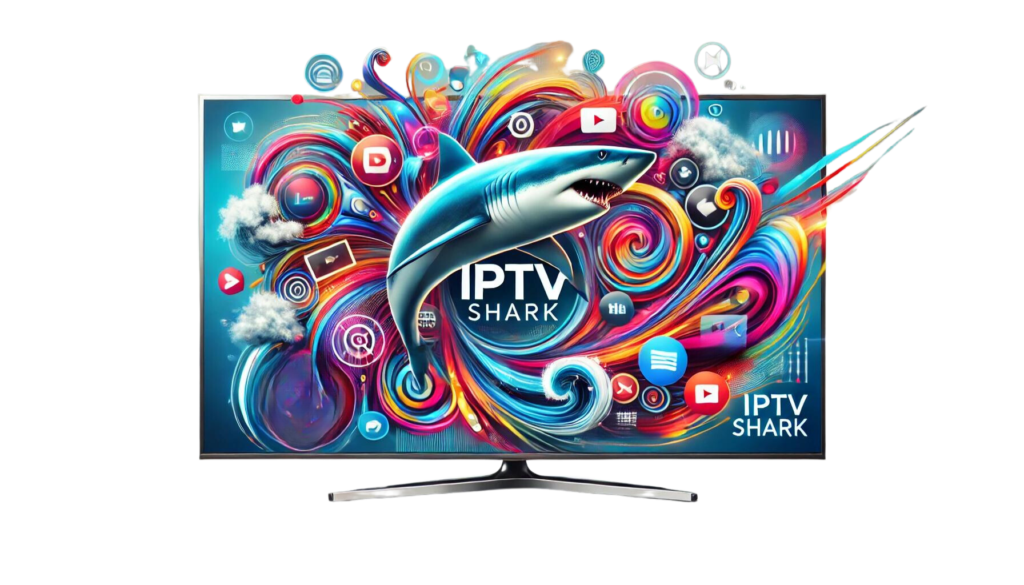 iptv shark logo best iptv subscription provider for usa canada and uk with multiple devices